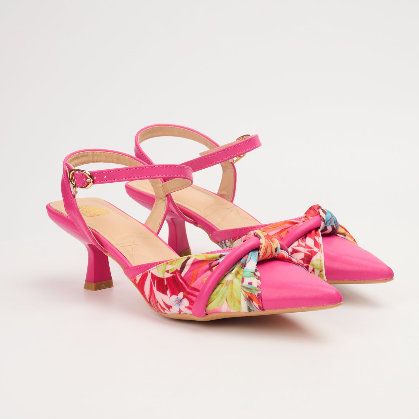 Pink High Heels| Fashionable Kitten Heels| A perfect Partywear
