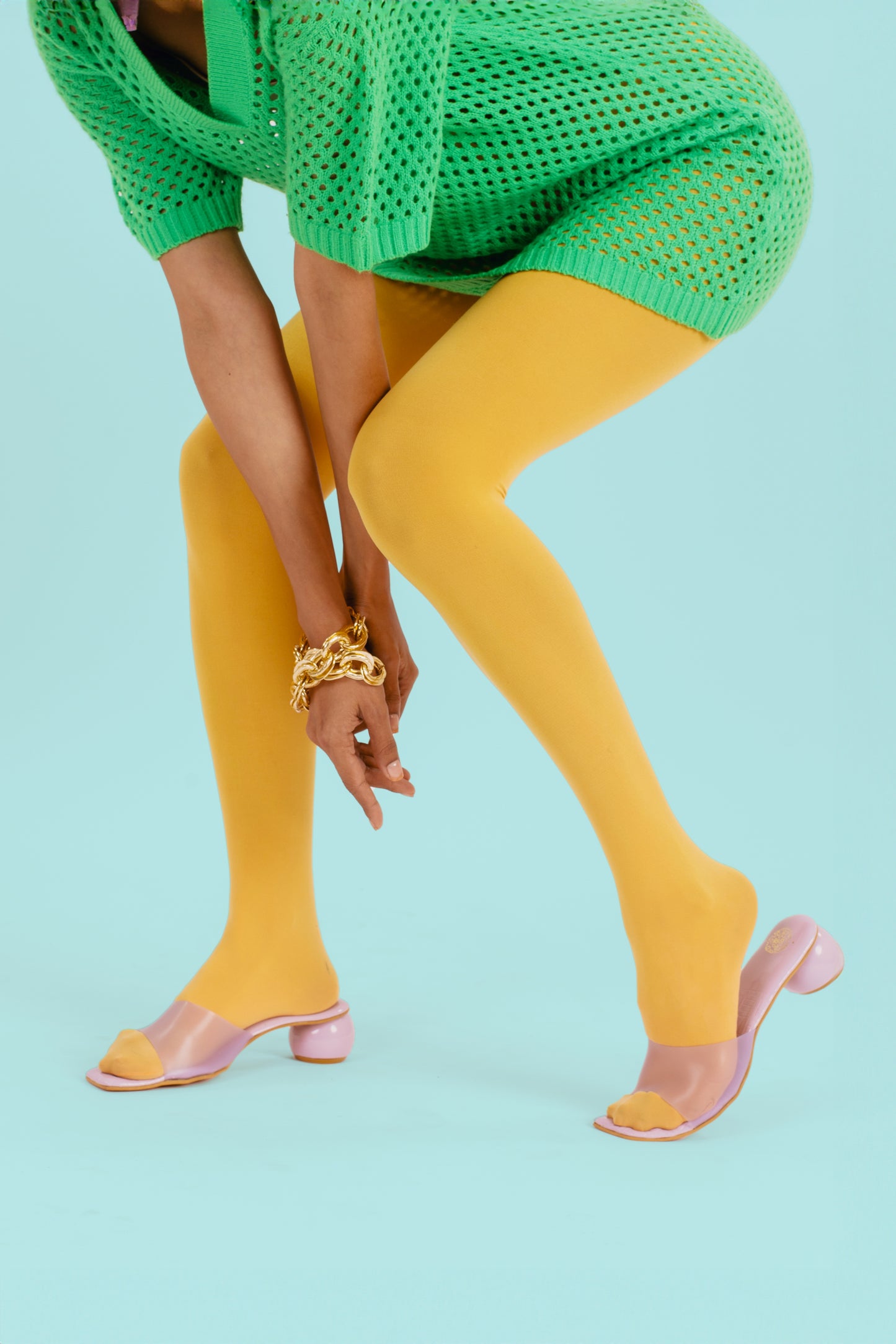 Carolina White Round Heels